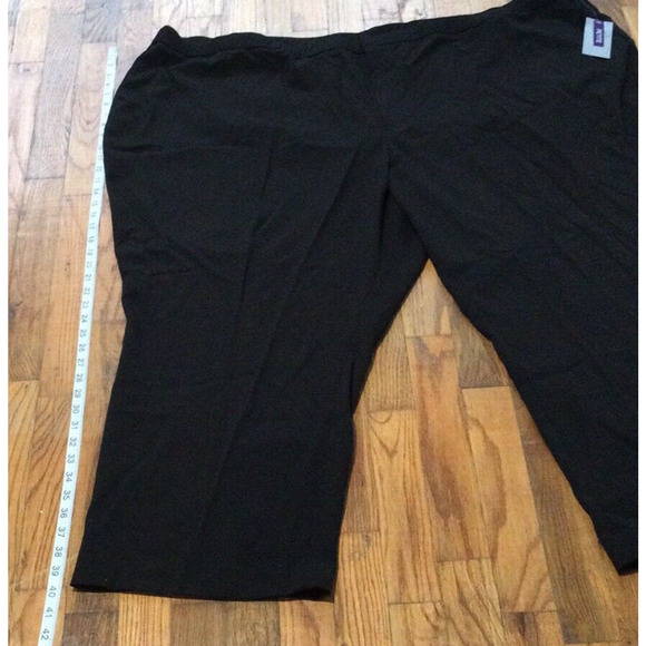 Catherine's Black Petite Elastic Waist Pant Size 34WP NWT - Picture 5 of 16
